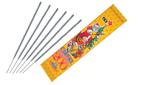  Бенгальские свечи 6 шт 200 мм в пакете  в Волжском